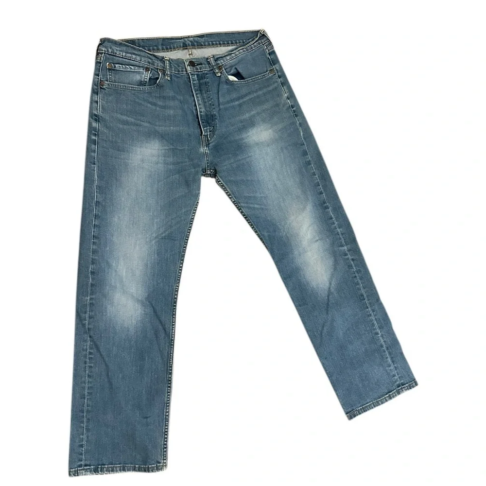 Men’s Levi’s 505 Straight Blue Jeans Size 36 x 30